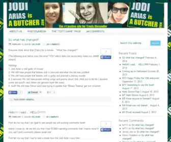 Jodiariasisabutcher.com(Just another WordPress site) Screenshot