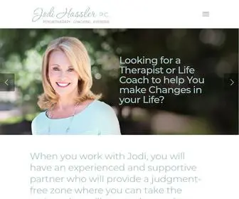 Jodihassler.com(Psychotherapy, Coaching & Hypnosis) Screenshot