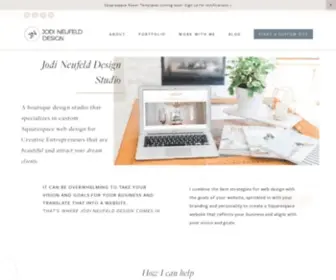 Jodineufelddesign.com(Jodi Neufeld Design) Screenshot