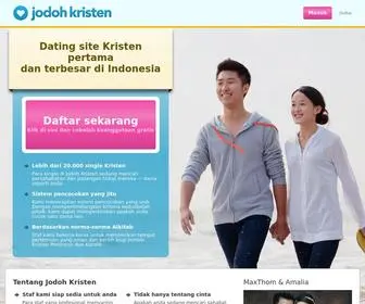 Jodohkristen.com(Dating site jodoh Kristen untuk para single atau jomblo yang lahir baru. Bergabunglah sekarang) Screenshot