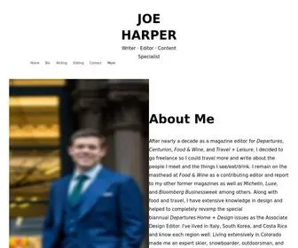 Joe-Harper.com(Joe Harper) Screenshot