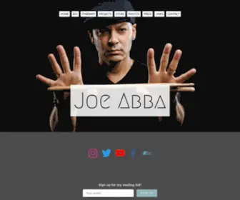 Joeabba.com(Joe Abba) Screenshot