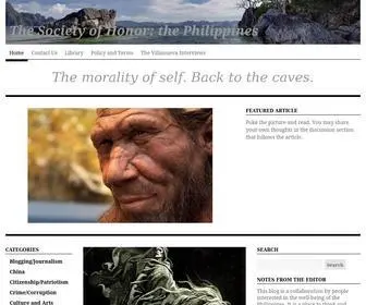 Joeam.com(The Society of Honor) Screenshot