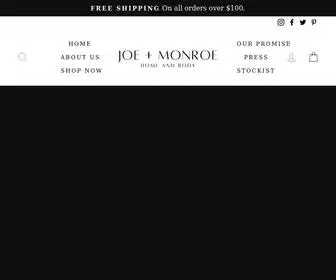 Joeandmonroe.com(Joe) Screenshot