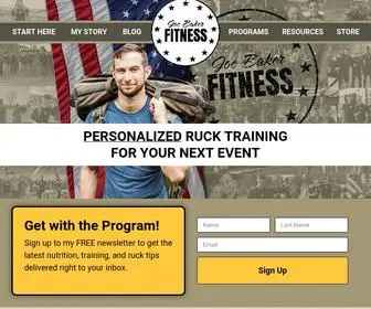 Joebakerfitness.com(Joe Baker Fitness) Screenshot