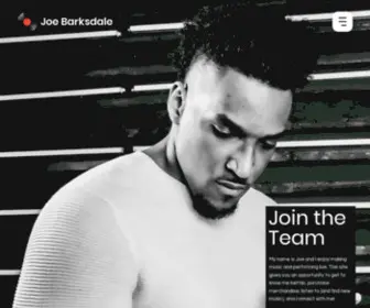 Joebarksdale.com(Joe Barksdale Musician) Screenshot