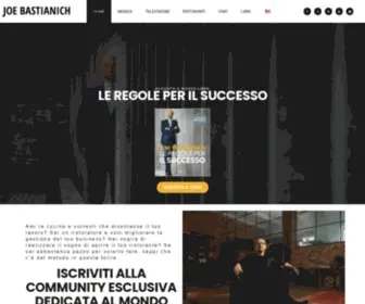 Joebastianich.com(Restauranteur, Showman & Musician) Screenshot