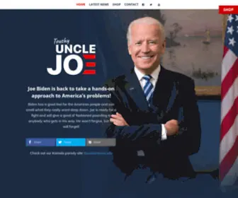 Joebiden.info(Uncle Joe) Screenshot