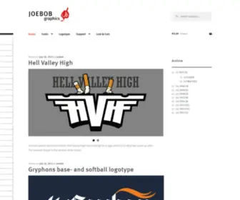 Joebob.nl(Handwriting Fonts & Logotype) Screenshot