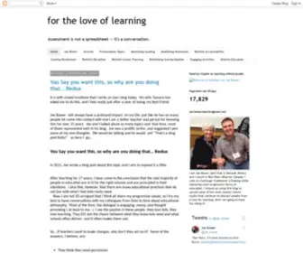 Joebower.org(For the love of learning) Screenshot