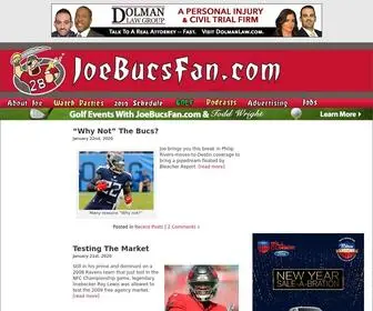 Joebucsfan.com(The most popular Buccaneers blog ever) Screenshot