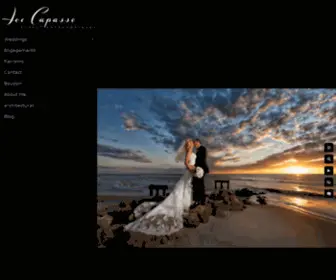 Joecapasso.com(Naples wedding Photographer based in Florida. Capasso) Screenshot