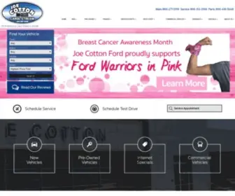 Joecottonford.com(Joe Cotton Ford Carol Stream) Screenshot