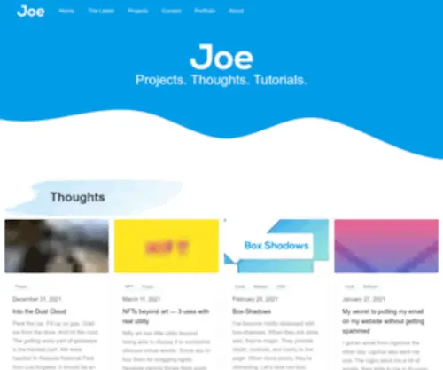 Joeczubiak.com(Joe Czubiak) Screenshot