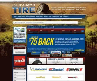 Joedadamotire.com(Joe D'Adamo Tire) Screenshot