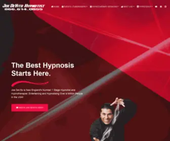 Joedevitohypnotist.com(Master Hypnotist Joe DeVito) Screenshot