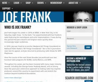 Joefrank.com(Joe Frank) Screenshot