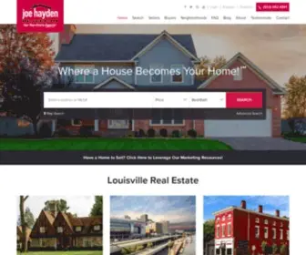 Joehaydenrealtor.com(Louisville Real Estate) Screenshot