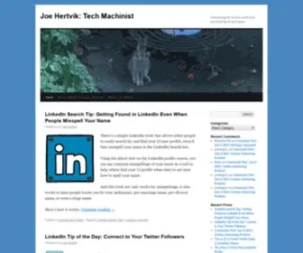 Joehertvik.com(Joe Hertvik) Screenshot
