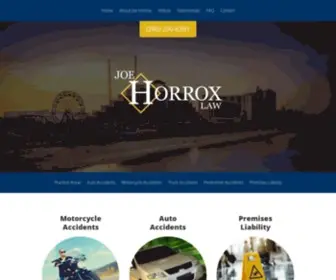 Joehorroxlaw.com(Personal Injury Attorney) Screenshot