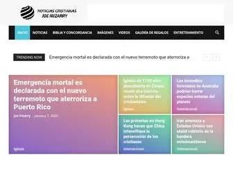 Joeirizarrynoticiascristianas.com(Joe Irizarry Noticias Cristianas) Screenshot