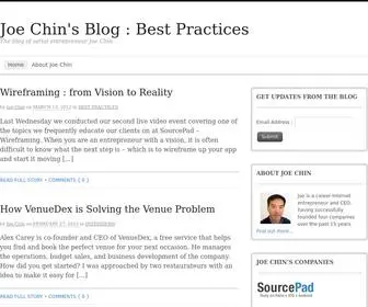 JoejChin.com(Joe Chin's Blog) Screenshot