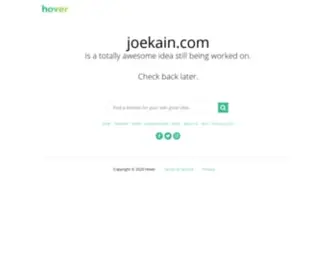 Joekain.com(Joekain) Screenshot