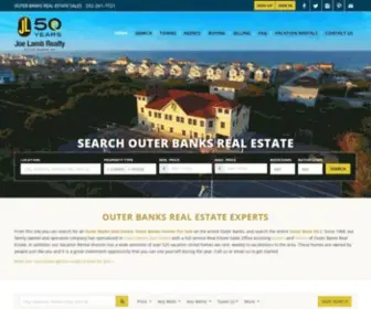 Joelambrealty.com(Outer Banks Real Estate & Outer Banks Homes For Sale) Screenshot