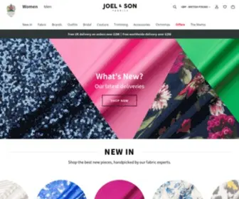 Joelandsonfabrics.com(London (UK)) Screenshot