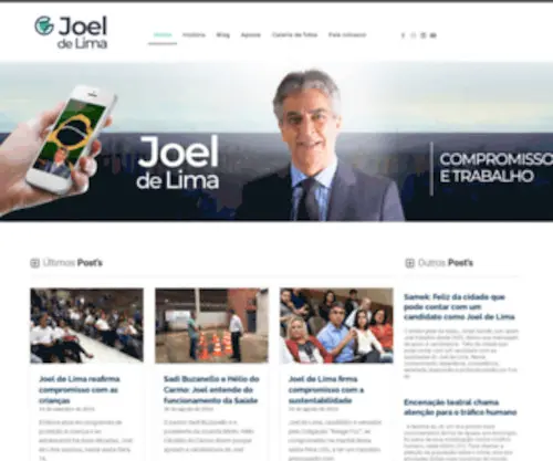 Joeldelima.com.br(Joel de Lima) Screenshot