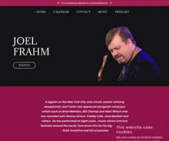 Joelfrahm.com(Joel Frahm) Screenshot