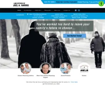 Joelharrislaw.com(Law Offices of Joel A) Screenshot