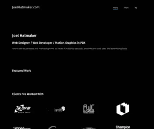 Joelhatmaker.com(JoelHatmaker) Screenshot