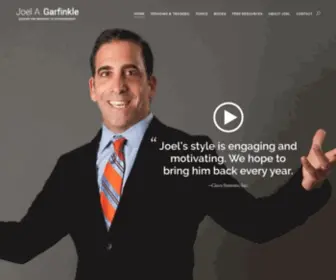 Joelinspirationalspeaker.com(Joel Garfinkle) Screenshot