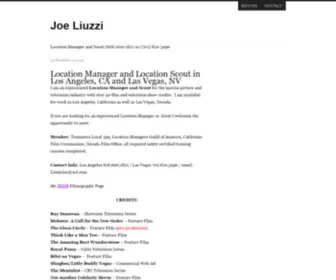 Joeliuzzi.com(Joe Liuzzi) Screenshot