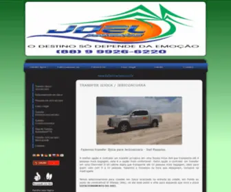 Joeljericoacoara.com.br(Transfer Jijoca Jericoacoara) Screenshot