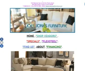 Joeljonesfurniture.com(JOEL JONES FURNITURE) Screenshot