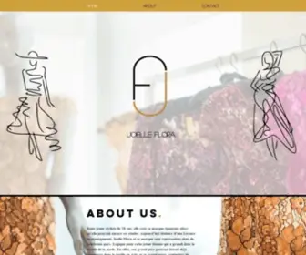 Joelleflora.com(Vêtements d'Haut) Screenshot