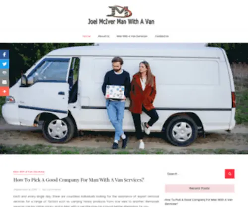 Joelmciver.co.uk(Joel McIver Man with a Van) Screenshot