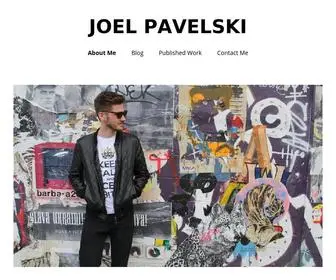 Joelpavelski.com(Joel Pavelski is writer) Screenshot