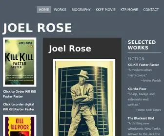 Joelrosebooks.com(Joel Rose) Screenshot