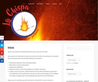 Joelservando.com(La Chispa) Screenshot