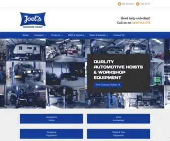Joelsgaragegear.com.au(Car Hoists) Screenshot