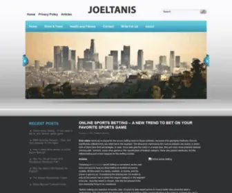 Joeltanis.com(SCIENCE/EDUCATION) Screenshot