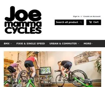 Joemammacycles.com(Joe Mamma Cycles) Screenshot