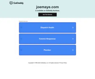 Joemaye.com(Joe Maye) Screenshot