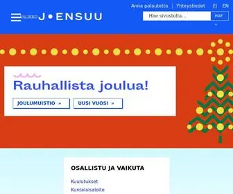 Joensuu.fi(Etusivu) Screenshot