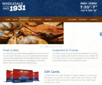 Joepattis.com(Joe Patti's World Famous Seafood Market) Screenshot