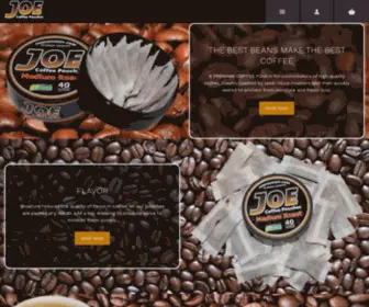 Joepouches.com(Joe Coffee Pouches) Screenshot