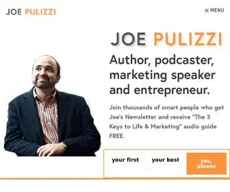 Joepulizzi.com(Content Marketing Speaker) Screenshot